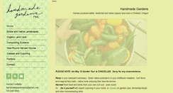 Desktop Screenshot of handmadegardenspdx.com